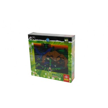 Zabawka edukacyjna puzzle   3D 120elem: 'Ben 10 w akcji' 25x20cm w pud. w folii