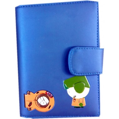 Notes organizer   m ' South Park ' granatowy: 15x11cm w pud. z okien.