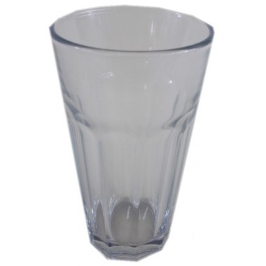 Kuchnia szklanka grube szkło 330ml 13.5x8cm przeźroczysta szkło szlifowane * musztardówka *