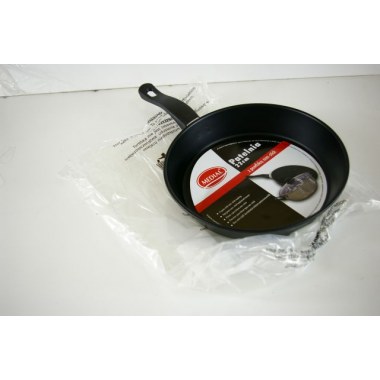 Kuchnia patelnia z powłoką non-stick 22x4.5cm grubość 0.8mm czarna stal węglowa w wor.