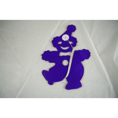 Party dekoracja girlanda: 310x25cm clown papierowy w wor.