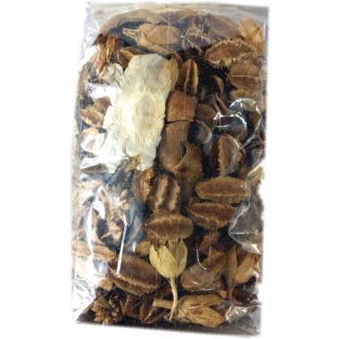 Dekoracja suszone kwiaty  80g potpourri zapach marcepan w wor.