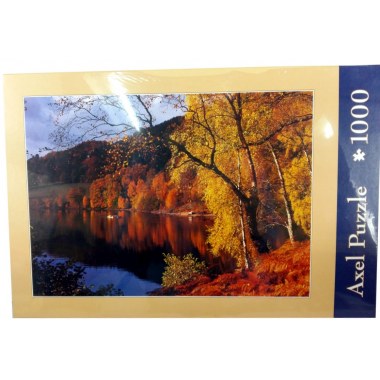 Zabawka edukacyjna puzzle 1000elem: 'Pory roku jesień ' 64x46cm w pud. w folii