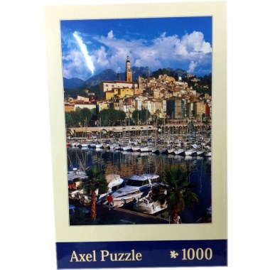 Zabawka edukacyjna puzzle 1000elem: 'Kraje Południa zatoka, plaża ' 64x46cm w pud. w folii