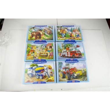 Zabawka edukacyjna puzzle   60elem: mix wzór 33x22cm w pud. w folii