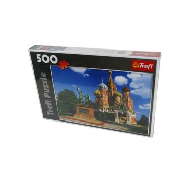 Zabawka edukacyjna puzzle  500elem: 'Moskwa' 48x34cm w pud. w folii