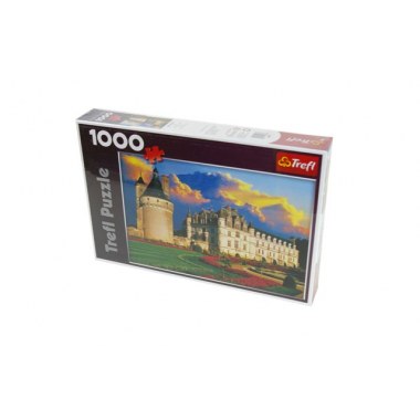 Zabawka edukacyjna puzzle 1000elem: 'Chateau de Chenonceau, Francja' 68x48cm w pud. w folii