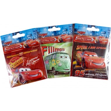 Magnesy na lodówkę 01szt 3D Disney ' Cars ' 8.5x8cm na blist. z zaw.